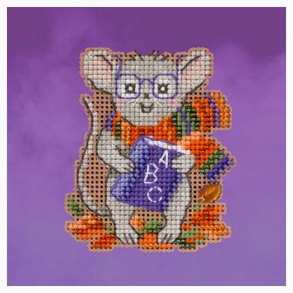 Seasonal Ornament: School Mouse