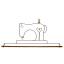 Accroche Macchina da Cucire 12" - Grigio