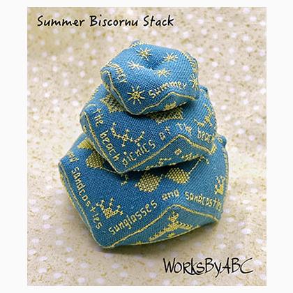 Summer Biscornu Stack