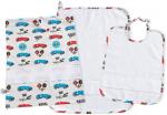 Set Asilo - Macchine da corsa - Bianco