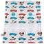 Set Asilo - Macchine da corsa - Bianco