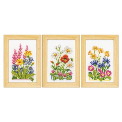Fiori di campo - set di 3
