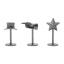 Idea-Ology Ornamenti in metallo - Supporti per figure