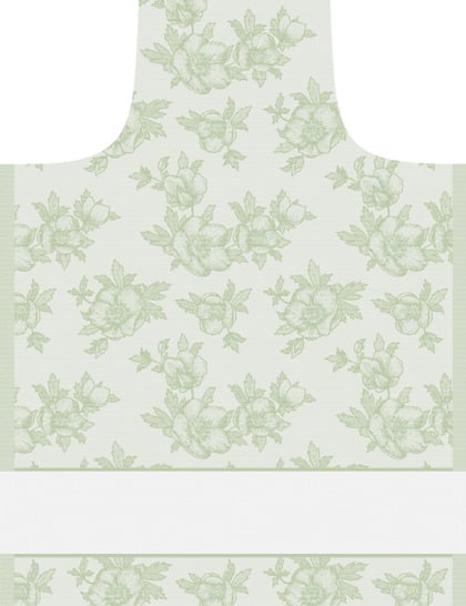 Grembiule Elleboro Lurex - Verde