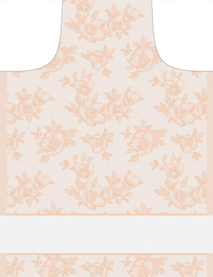Grembiule Elleboro Lurex - Pesca