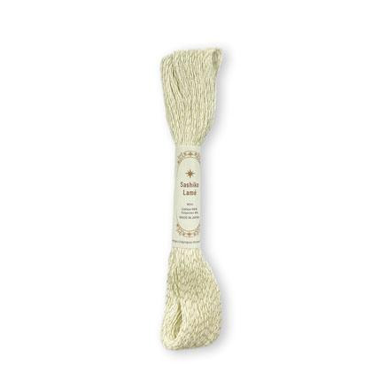 Filato Lamé per Sashiko - Crema