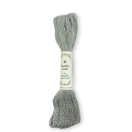Filato Lamé per Sashiko - Grigio