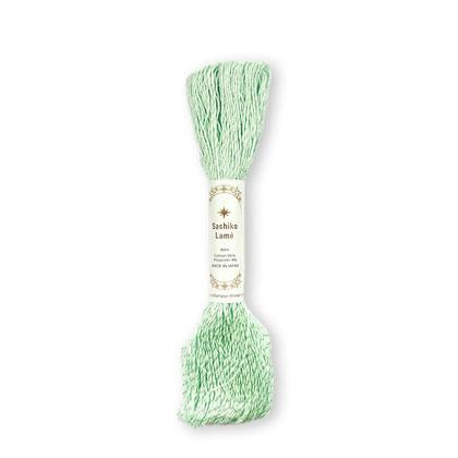 Filato Lamé per Sashiko - Verde acqua