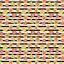 Tropical - Flowers on stripes