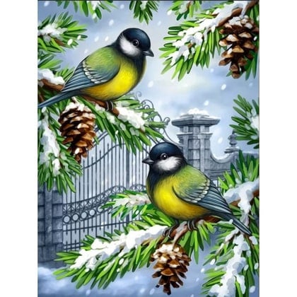 Titmouse in the Winter