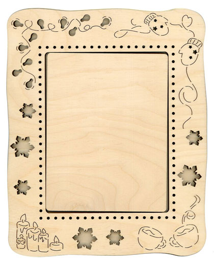 Cornice \"Christmas warmth\" - Verticale