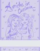Asciugapiatti - Amiche in Cucina - Lilla