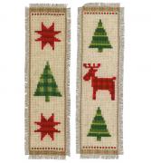 Segnalibro - Alberi di Natale a scacchiera (2)
