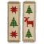 Segnalibro - Alberi di Natale a scacchiera (2)
