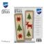 Segnalibro - Alberi di Natale a scacchiera (2)
