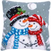 Cuscino: Pupazzi di neve