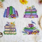 Books, flowers and tea