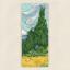 Campi di grano con cipressi - Vincent Van Gogh - Segnalibro