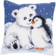 Cushion - Orso polare e pinguino