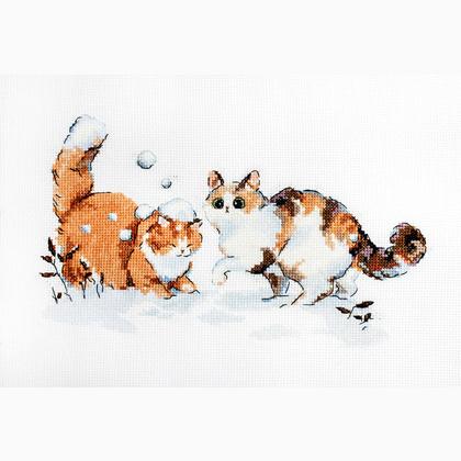 Gattini in inverno