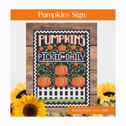 Pumpkins Sign
