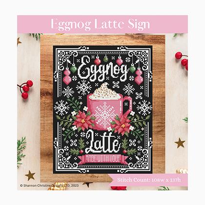 Eggnog Latte Sign