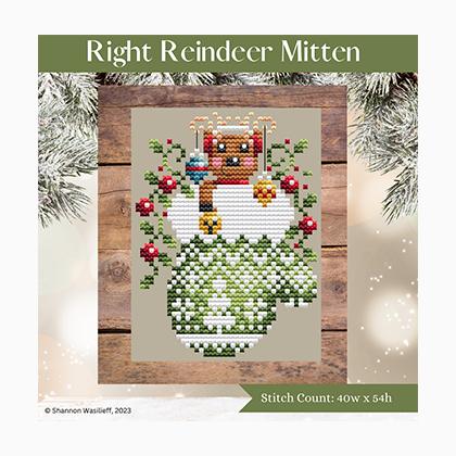 Right Reindeer Mitten