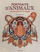 Portraits d'animaux en broderie crewel