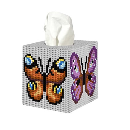 Cover per scatola di fazzoletti Butterflies