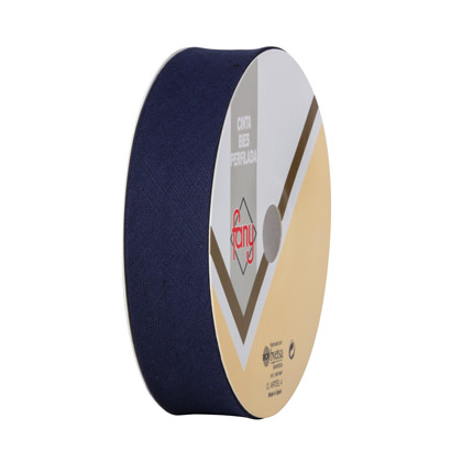 Sbieco Lino - Blu Marino (18 mm)