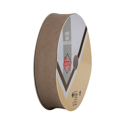 Sbieco Lino - Marrone (18 mm)