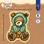 Tappeto Popcorn con maglioncino a stelle