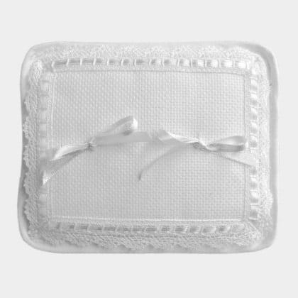 Cuscino portafedi nuziali - Bianco