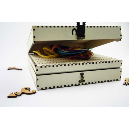Portafilati e Organizer per aghi - 210 fori - Avorio