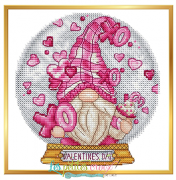 Snow Globe Valentine Gnome