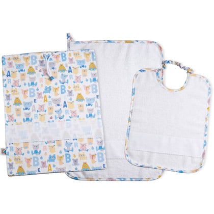 Set Asilo - Primi Passi - Cielo - Bianco
