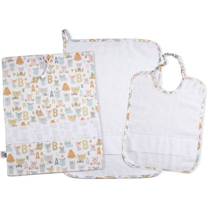 Set Asilo - Primi Passi - Tortora - Bianco