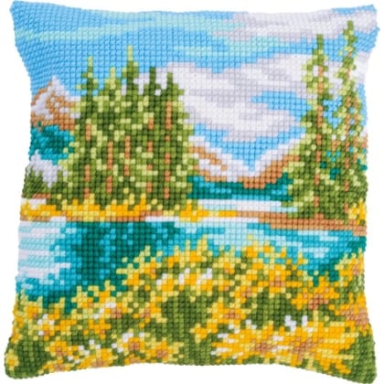 Cuscino: Paesaggio con Lago