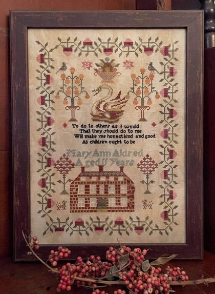Mary Ann Aldred Sampler