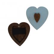 Porta-aghi - Cuore - Blu