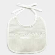 Bavaglino in misto lino - Beige