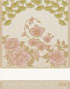 Asciugapiatti - Sakura - Sfumato rosa-verde