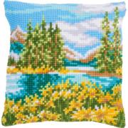 Cuscino: Paesaggio con Lago
