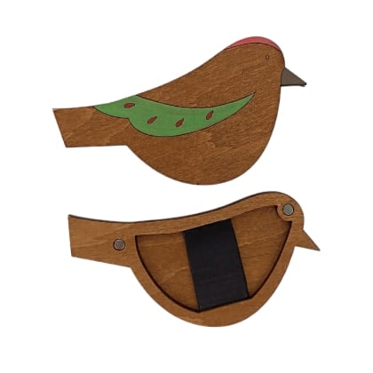 Porta-aghi - Uccellino - Verde