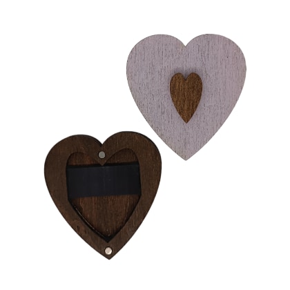 Porta-aghi - Cuore - Rosa