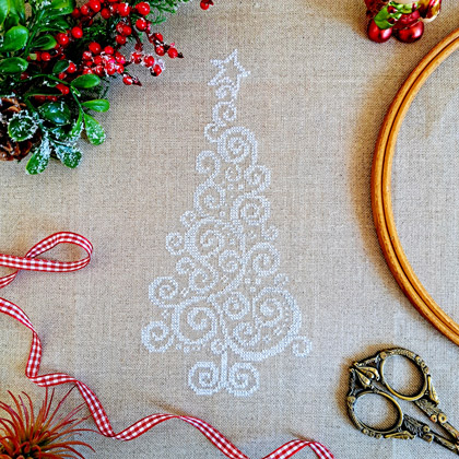 Lace Christmas tree
