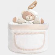 Cestino Portaoggetti - Orsetto - Beige