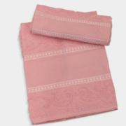 Set Asciugamani - Decorati - Rosa