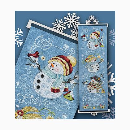 Supporto per ricamo - 9\" White Snowflakes