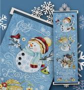 Supporto per ricamo - 9" White Snowflakes